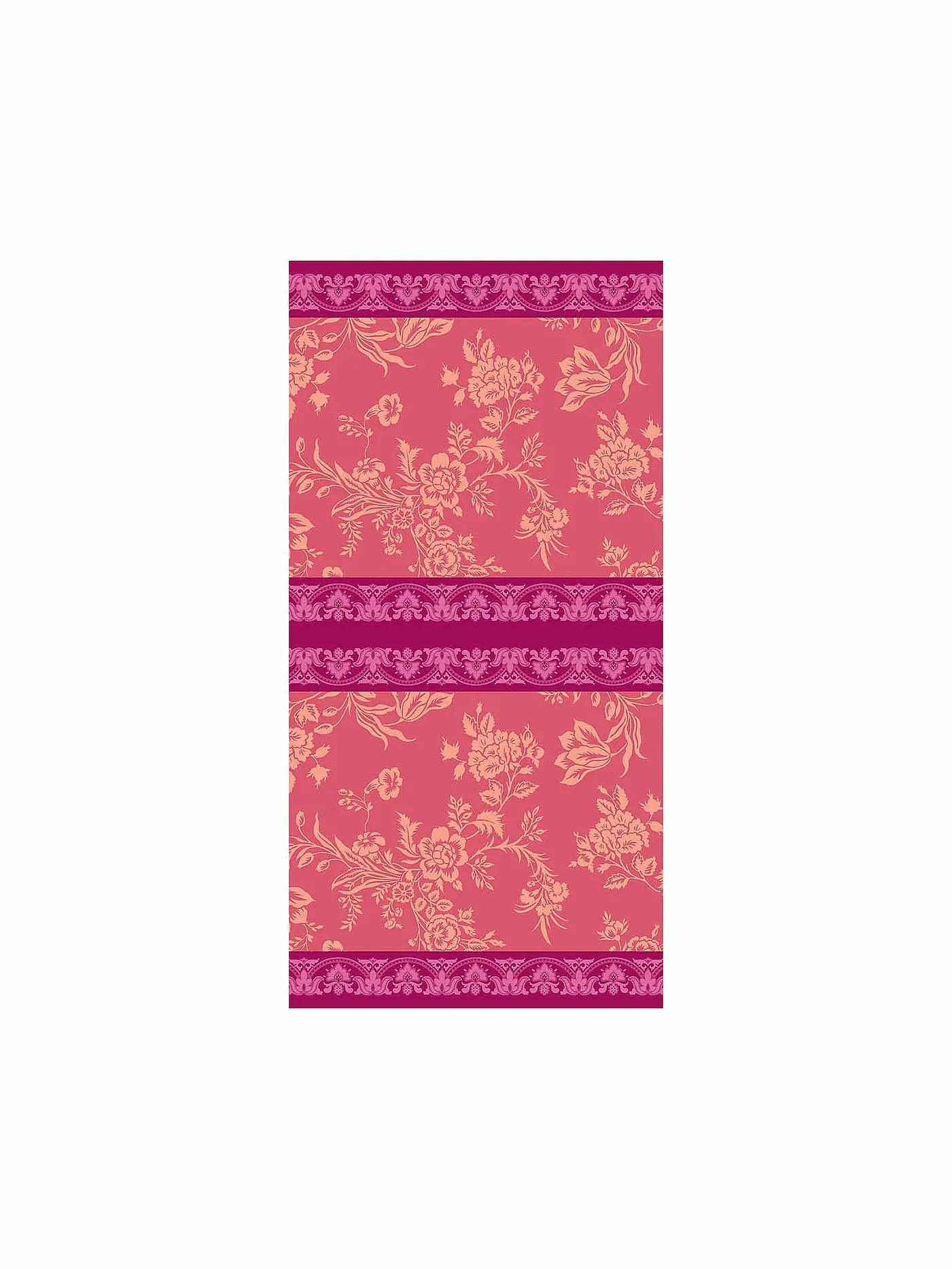 BASSETTI | Duschtuch 70x140cm AGRIGENTO Coralle | 